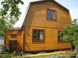 Брусовой дом 6х6 м из профилированного бруса. Брусовой дом 6х6 м из профилированного бруса.
