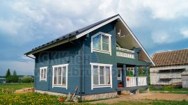 Профилированный брус Д58 из сухого профилированного бруса 185х185мм