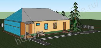 Проект теплого дома с солнечным коллектором