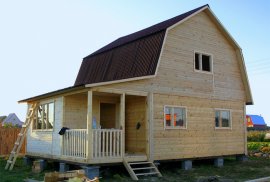 строительство домов из профилированного бруса, построить дом из профилированного бруса