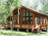 Wooden Houses From Glued Brushe