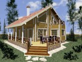 Wooden Houses From Cylindrovan Wrench