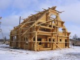 Wooden Houses Red